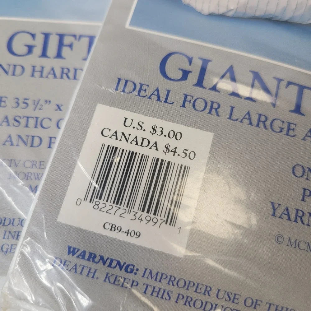 3 CR Gibson‎ Creative Papers Peter Rabbit Giant Gift Bag Kits Baby Shower Gifts